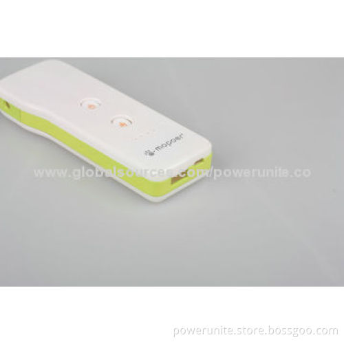 Fashionable Portable Lithium-ion Power Bank with 5,200mAh Capacity
